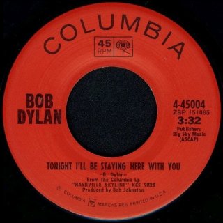 Bob Dylan - Tonight I'll Be Staying Here With You